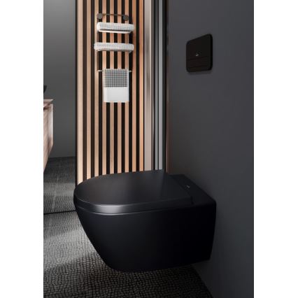 Villeroy & Boch 922490AN - VICONNECT Flush Plate, Black