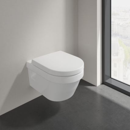 Villeroy & Boch 98M9C101 - ARCHITECTURA SoftClose Toilet Seat, White