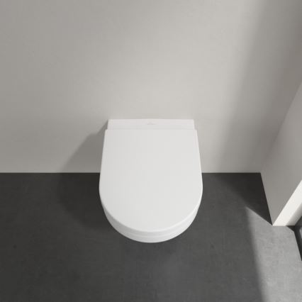 Villeroy & Boch 98M9C101 - ARCHITECTURA SoftClose Toilet Seat, White