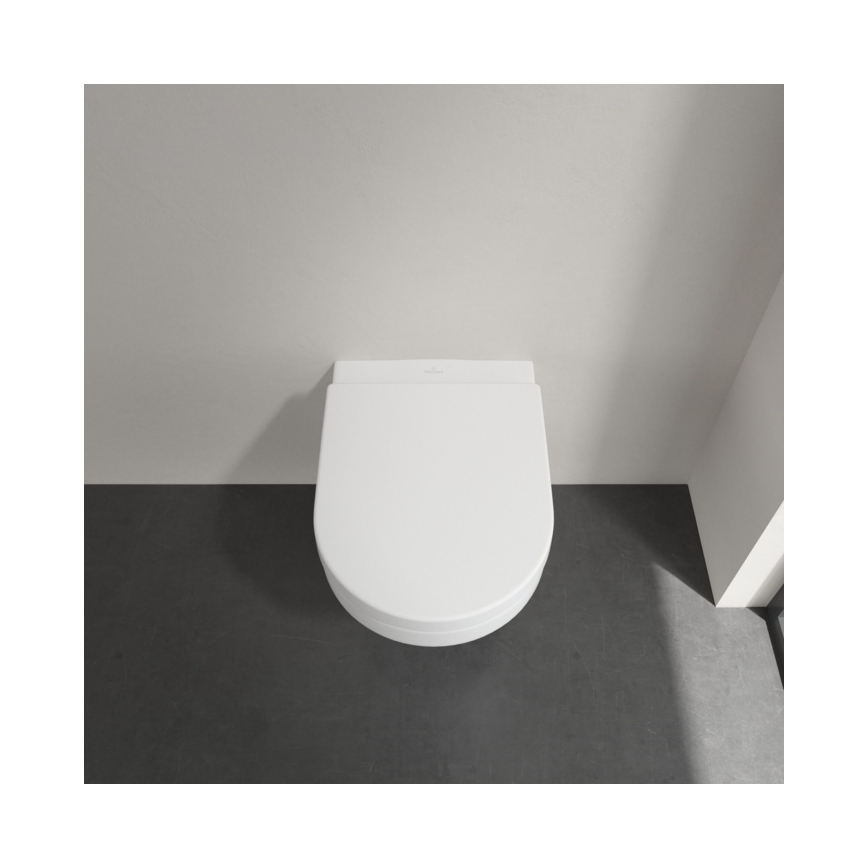 Villeroy & Boch 98M9C101 - ARCHITECTURA SoftClose Toilet Seat, White