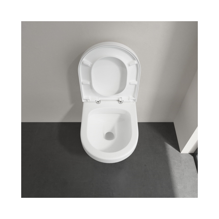 Villeroy & Boch 98M9C101 - ARCHITECTURA SoftClose Toilet Seat, White