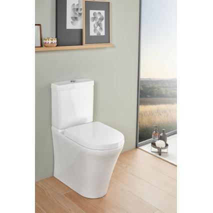 Villeroy & Boch 9M38S101 - O.NOVO SoftClose Toilet Seat, White