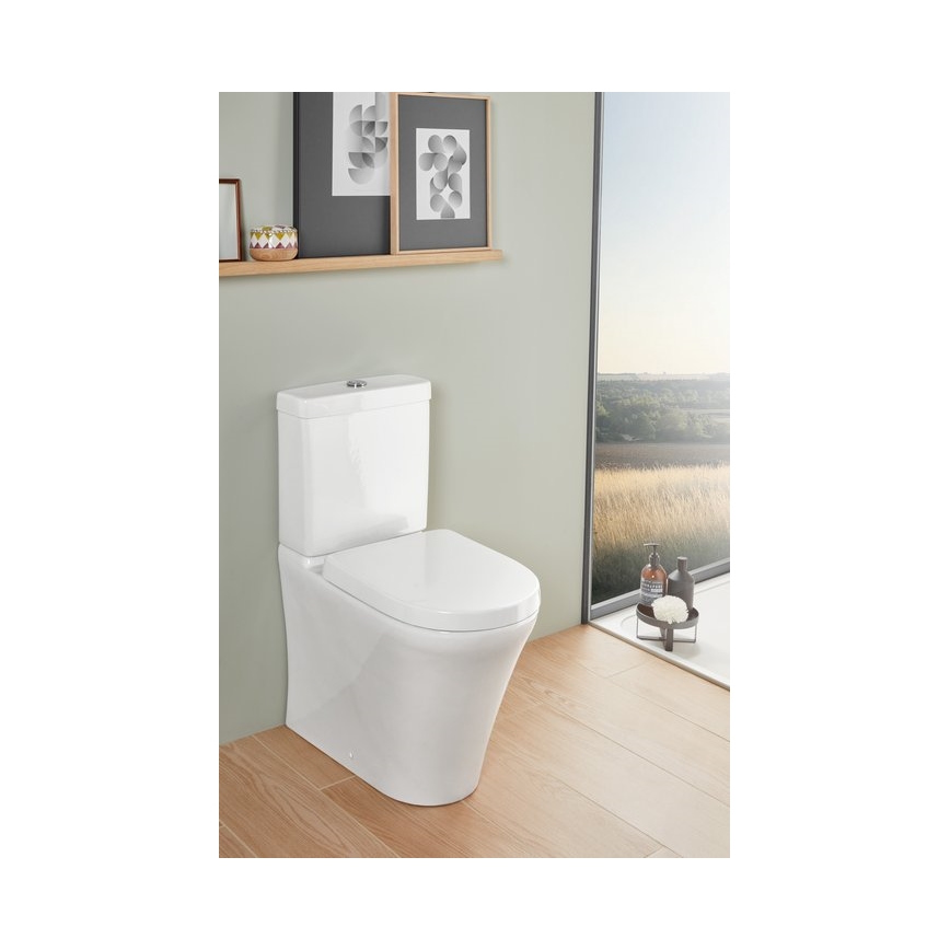 Villeroy & Boch 9M38S101 - O.NOVO SoftClose Toilet Seat, White
