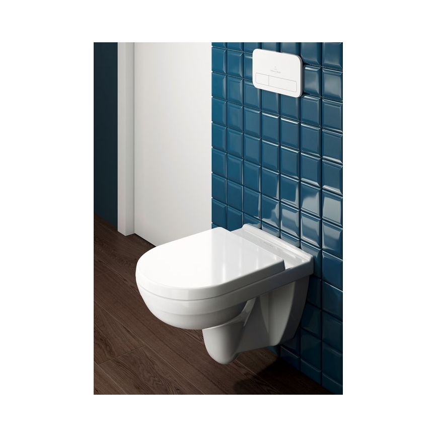 Villeroy & Boch 9M38S101 - O.NOVO SoftClose Toilet Seat, White