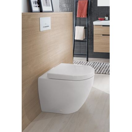 Villeroy & Boch 9M68Q101 - SUBWAY 2.0 Toilet Seat, White