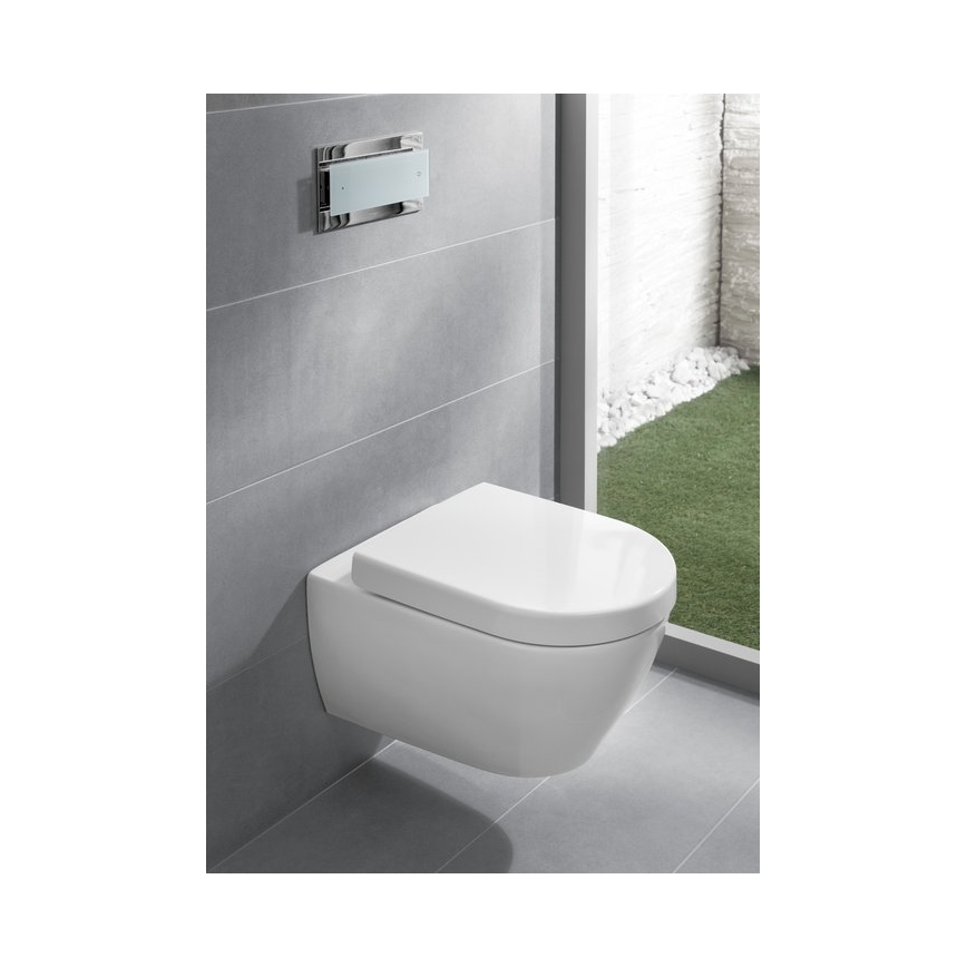 Villeroy & Boch 9M68S101 - SUBWAY 2.0 SoftClose Toilet Seat, White