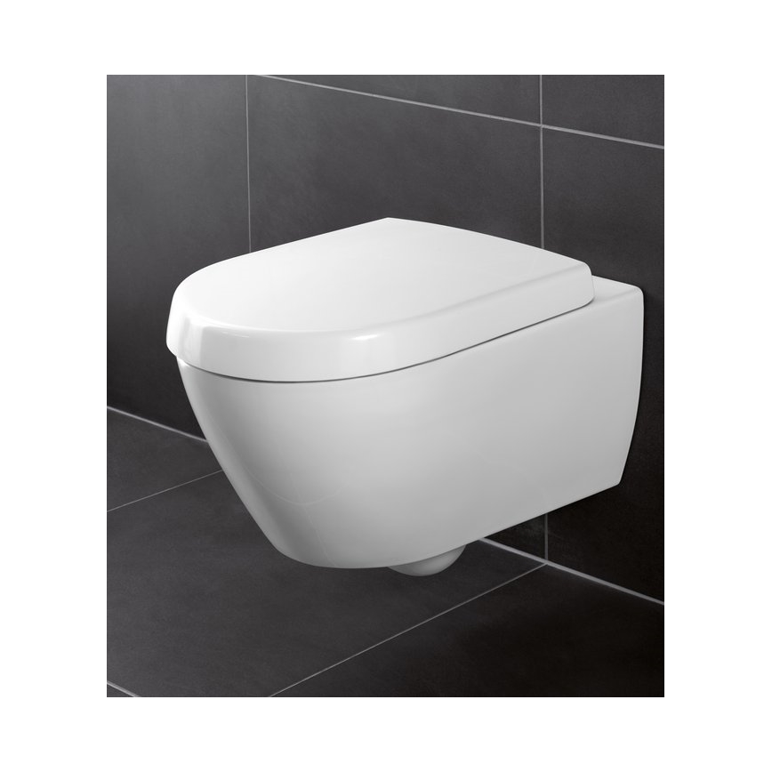 Villeroy & Boch 9M68S101 - SUBWAY 2.0 SoftClose Toilet Seat, White