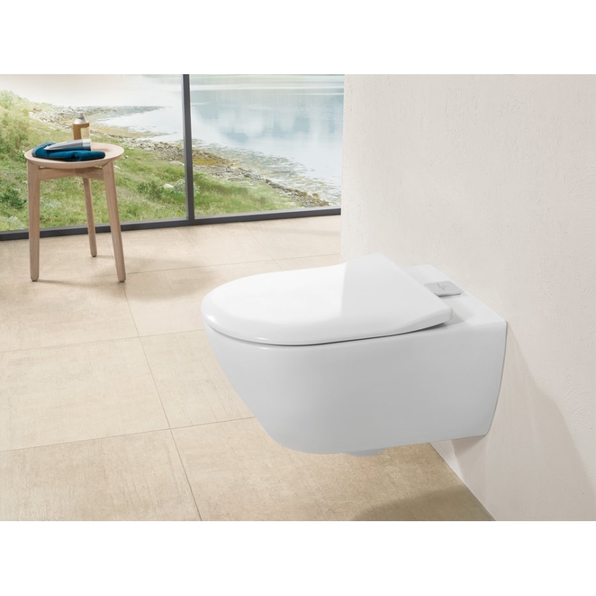 Villeroy & Boch 9M78S101 - SUBWAY 2.0 SoftClose Toilet Seat, White
