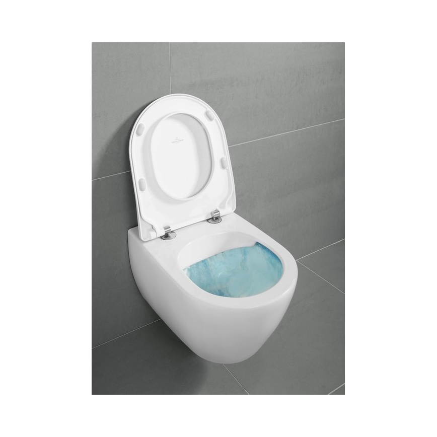 Villeroy & Boch 9M78S101 - SUBWAY 2.0 SoftClose Toilet Seat, White