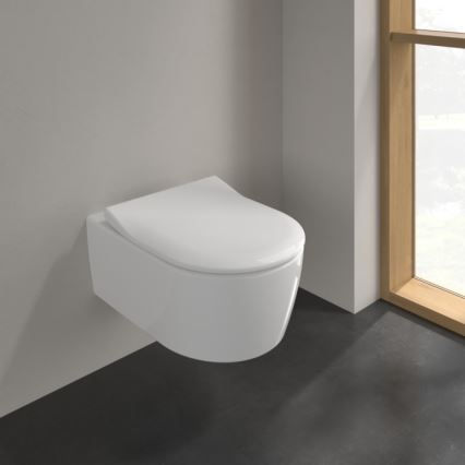 Villeroy & Boch 9M87S101 - AVENTO SoftClose Toilet Seat, White