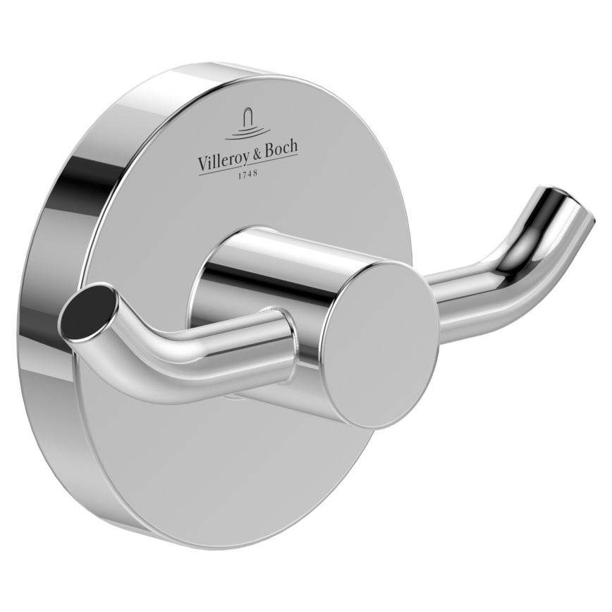 Villeroy & Boch TVA15101200061 - ELEMENTS Wall Hook, Polished Chrome