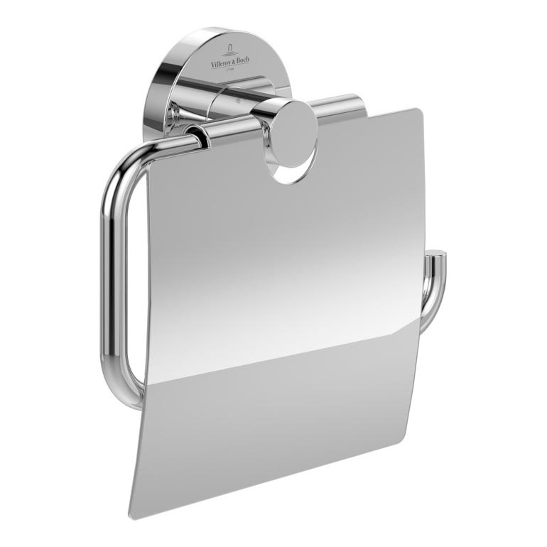 Villeroy & Boch TVA15101300061 - ELEMENTS Toilet Paper Holder, Polished Chrome