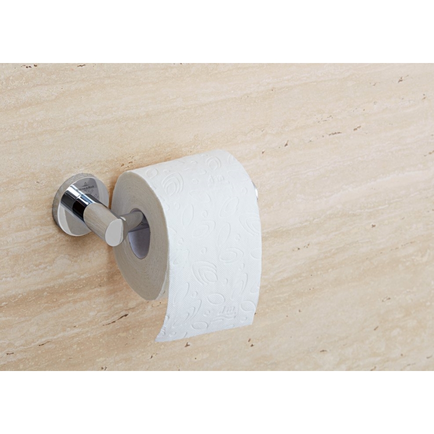 Villeroy & Boch TVA15101400061 - ELEMENTS Polished Chrome Toilet Paper Holder