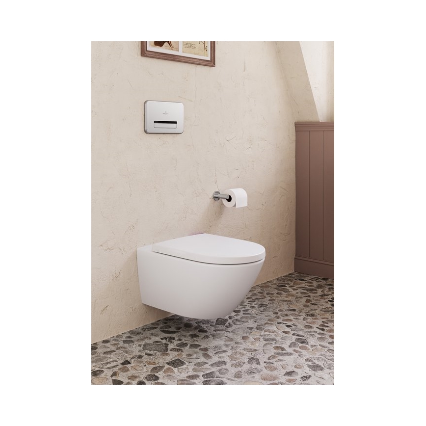 Villeroy & Boch TVA15101400061 - ELEMENTS Polished Chrome Toilet Paper Holder