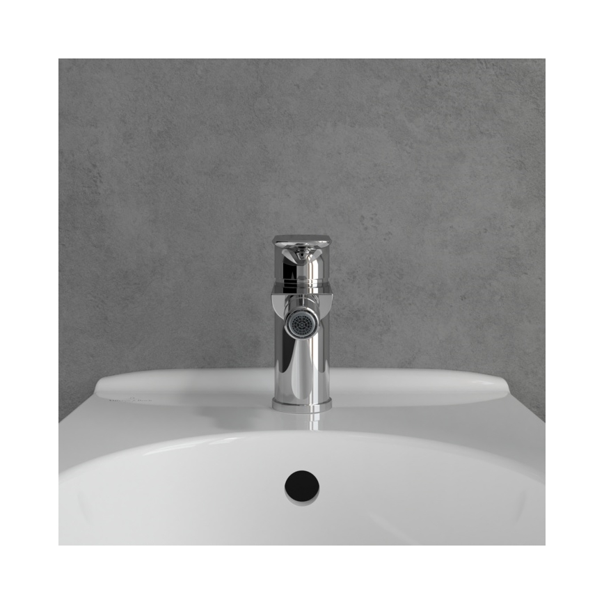 Villeroy & Boch TVB10420111061 - Bidet Mixer + Waste O.NOVO Polished Chrome
