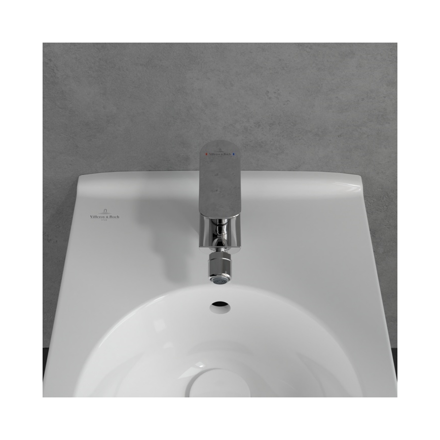 Villeroy & Boch TVB10420111061 - Bidet Mixer + Waste O.NOVO Polished Chrome