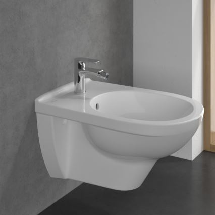 Villeroy & Boch TVB10420111061 - Bidet Mixer + Waste O.NOVO Polished Chrome