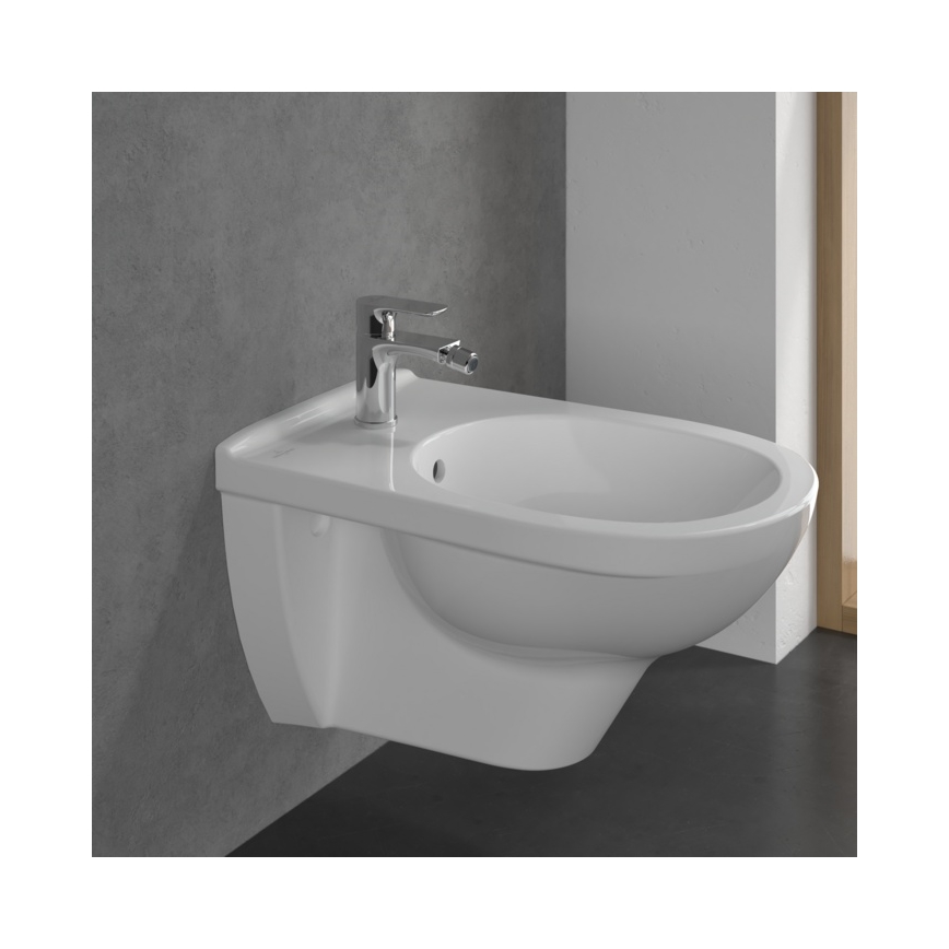 Villeroy & Boch TVB10420111061 - Bidet Mixer + Waste O.NOVO Polished Chrome