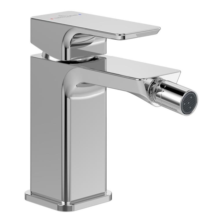 Villeroy & Boch TVB11200100061 - Bidet mixer + pop-up waste SUBWAY 3.0 polished chrome