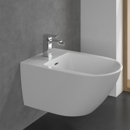 Villeroy & Boch TVB11200100061 - Bidet mixer + pop-up waste SUBWAY 3.0 polished chrome