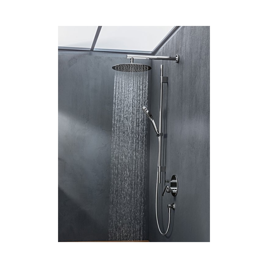 Villeroy & Boch TVC00045351061 - 40 cm Round Shower Arm, Polished Chrome