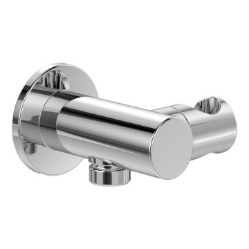 Villeroy & Boch TVC00046200061 - Shower bracket with outlet, polished chrome