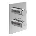 Villeroy & Boch TVD00065300061 - Thermostatic shower mixer for concealed installation, polished chrome finish