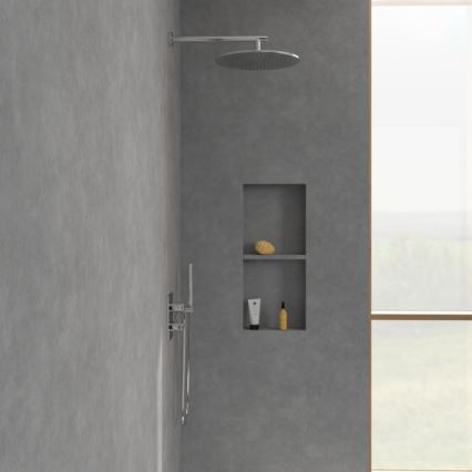 Villeroy & Boch TVD00065300061 - Thermostatic shower mixer for concealed installation, polished chrome finish