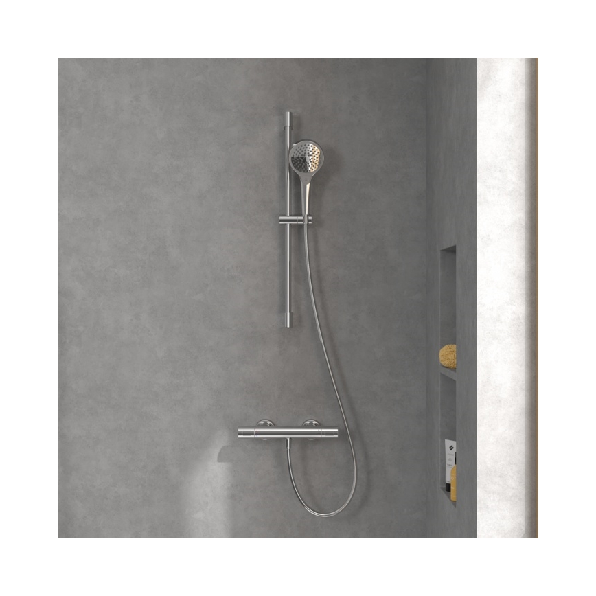 Villeroy & Boch TVS00001700061 - TAPS&FITINGS Thermostatic Shower Mixer, Polished Chrome