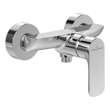 Villeroy & Boch TVS10400100061 - O.NOVO Shower Mixer Tap, Polished Chrome