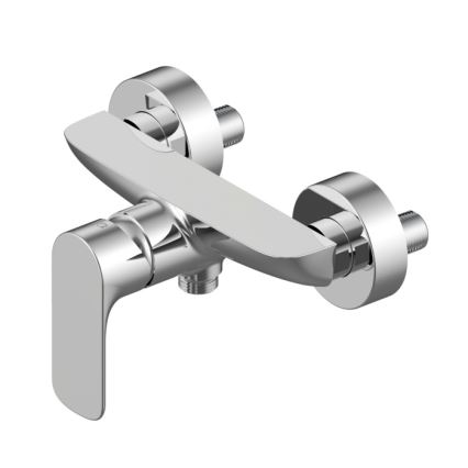 Villeroy & Boch TVS10400100061 - O.NOVO Shower Mixer Tap, Polished Chrome