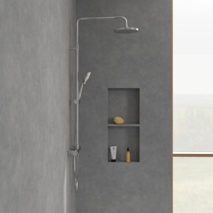 Villeroy & Boch TVS10900200061 - UNIVERSAL Shower Set with Mixer, Polished Chrome