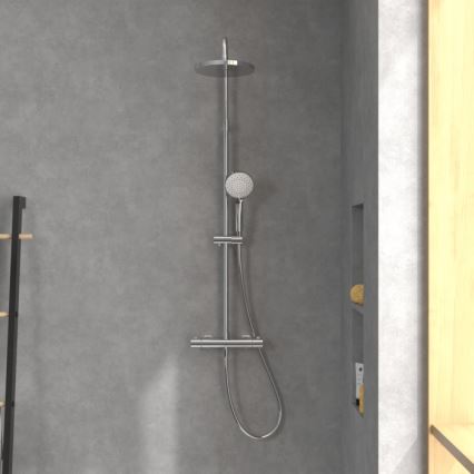 Villeroy & Boch TVS10900200061 - UNIVERSAL Shower Set with Mixer, Polished Chrome