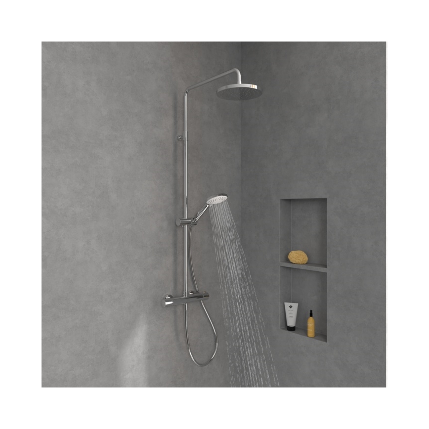 Villeroy & Boch TVS10900200061 - UNIVERSAL Shower Set with Mixer, Polished Chrome