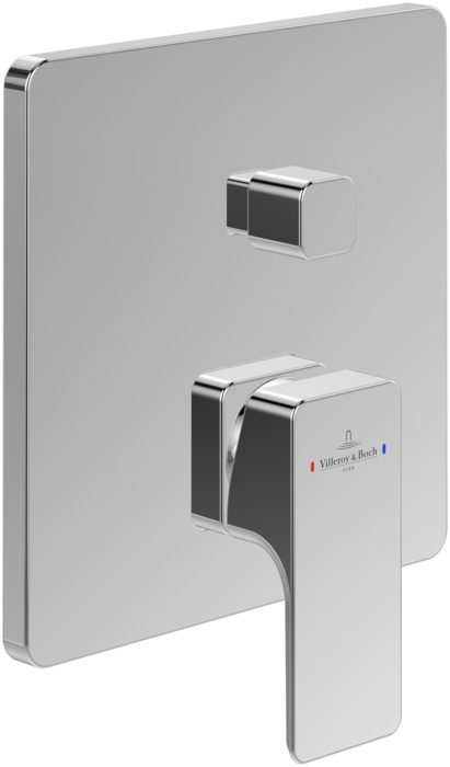 Villeroy & Boch TVS11200300061 - SUBWAY 3.0 Bath/Shower Mixer, Polished Chrome