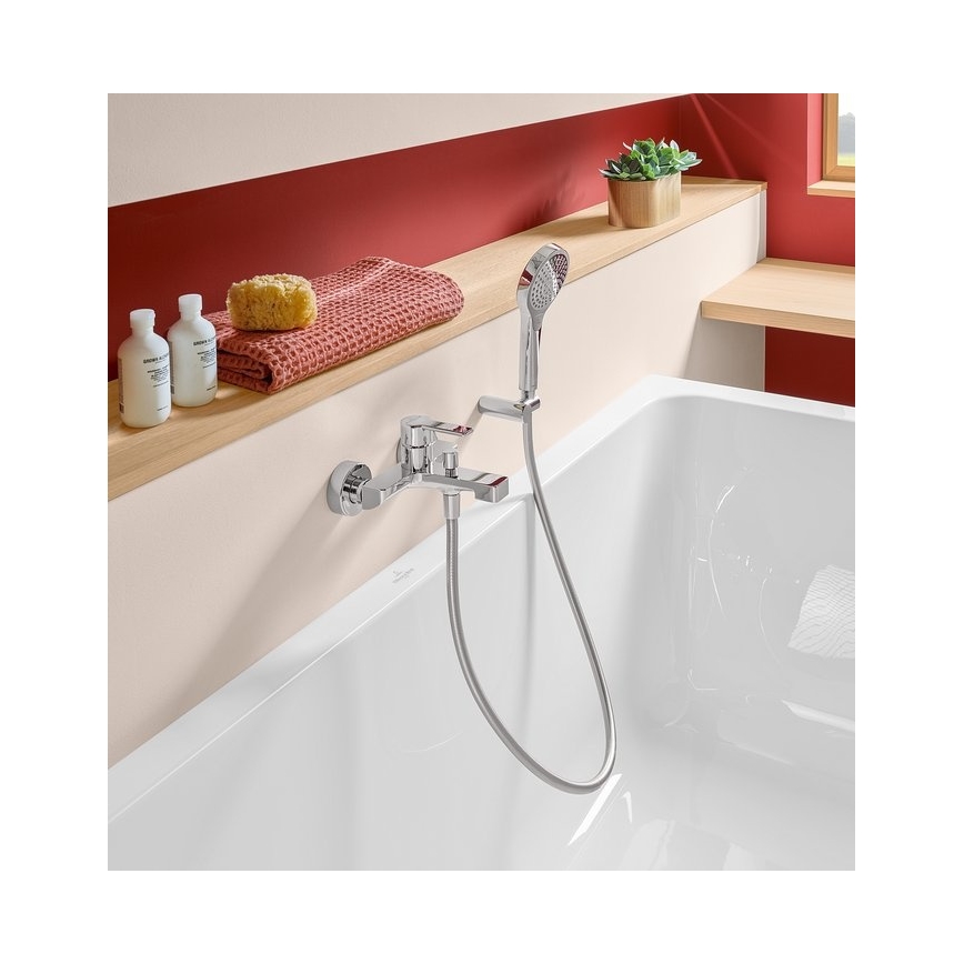 Villeroy & Boch TVT10300200061 - ARCHITECTURA Bathtub Faucet, Polished Chrome
