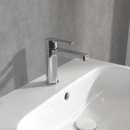 Villeroy & Boch TVW10300400161 - ARCHITECTURA 16.4 cm Washbasin Mixer, Polished Chrome