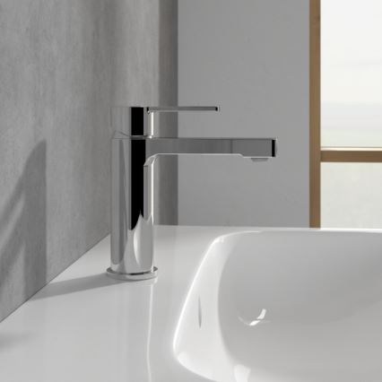 Villeroy & Boch TVW10300400161 - ARCHITECTURA 16.4 cm Washbasin Mixer, Polished Chrome