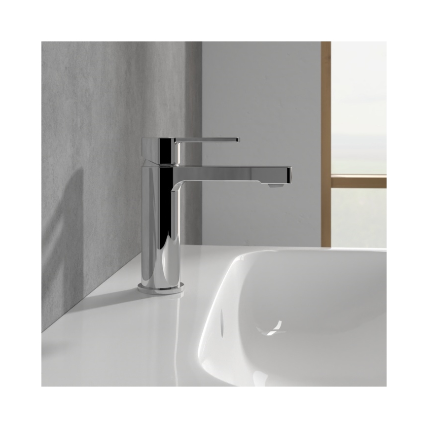 Villeroy & Boch TVW10300400161 - ARCHITECTURA 16.4 cm Washbasin Mixer, Polished Chrome