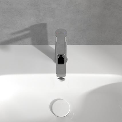 Villeroy & Boch TVW10300400161 - ARCHITECTURA 16.4 cm Washbasin Mixer, Polished Chrome