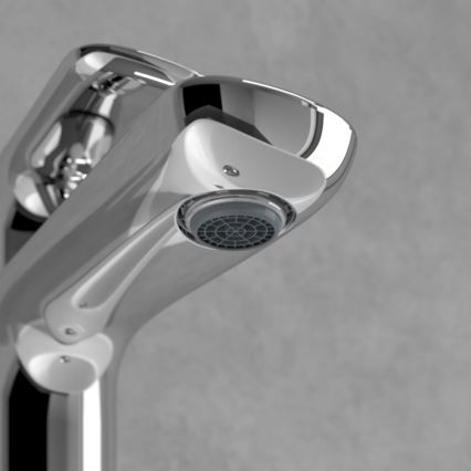 Villeroy & Boch TVW10400300161 - O.NOVO 15.5 cm washbasin mixer, polished chrome