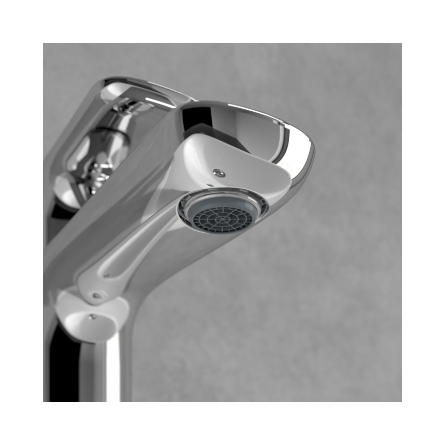 Villeroy & Boch TVW10400300161 - O.NOVO 15.5 cm washbasin mixer, polished chrome
