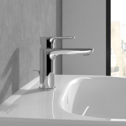 Villeroy & Boch TVW10400400161 - O.NOVO Basin Mixer 15.5 cm Polished Chrome