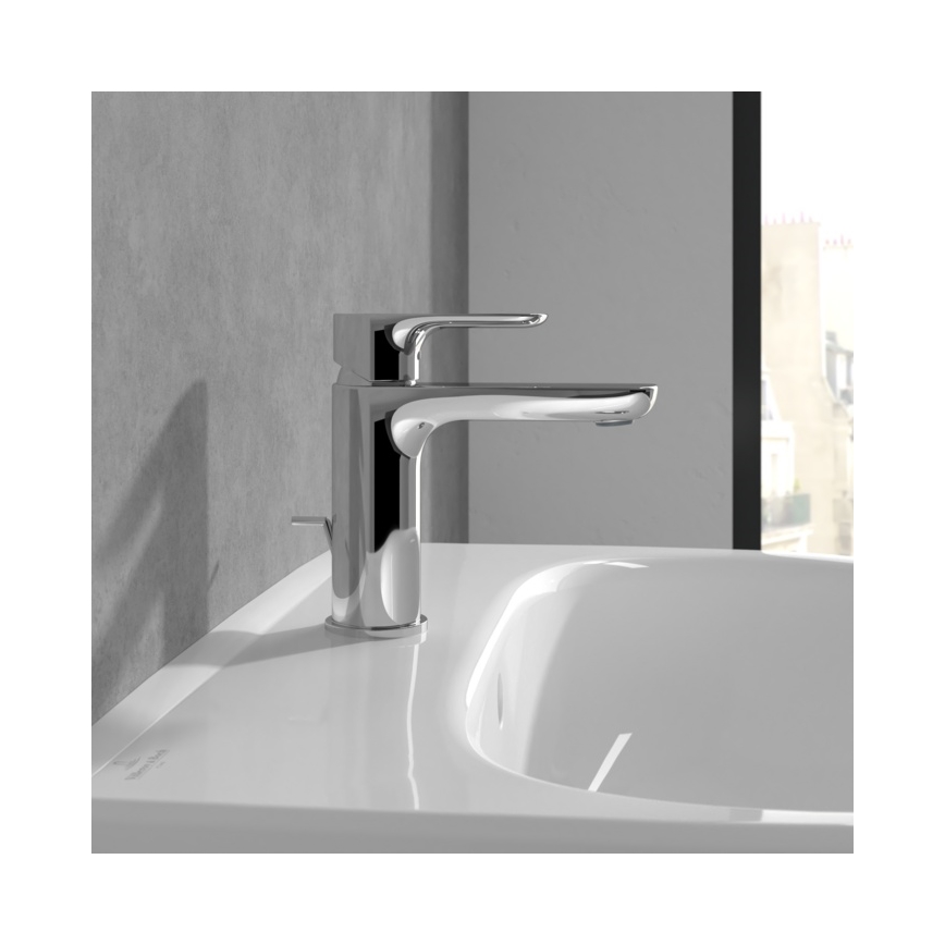 Villeroy & Boch TVW10400400161 - O.NOVO Basin Mixer 15.5 cm Polished Chrome