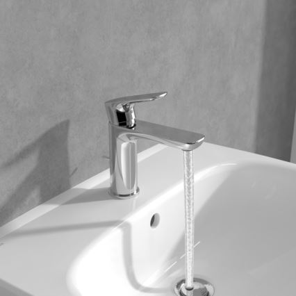 Villeroy & Boch TVW10400400161 - O.NOVO Basin Mixer 15.5 cm Polished Chrome