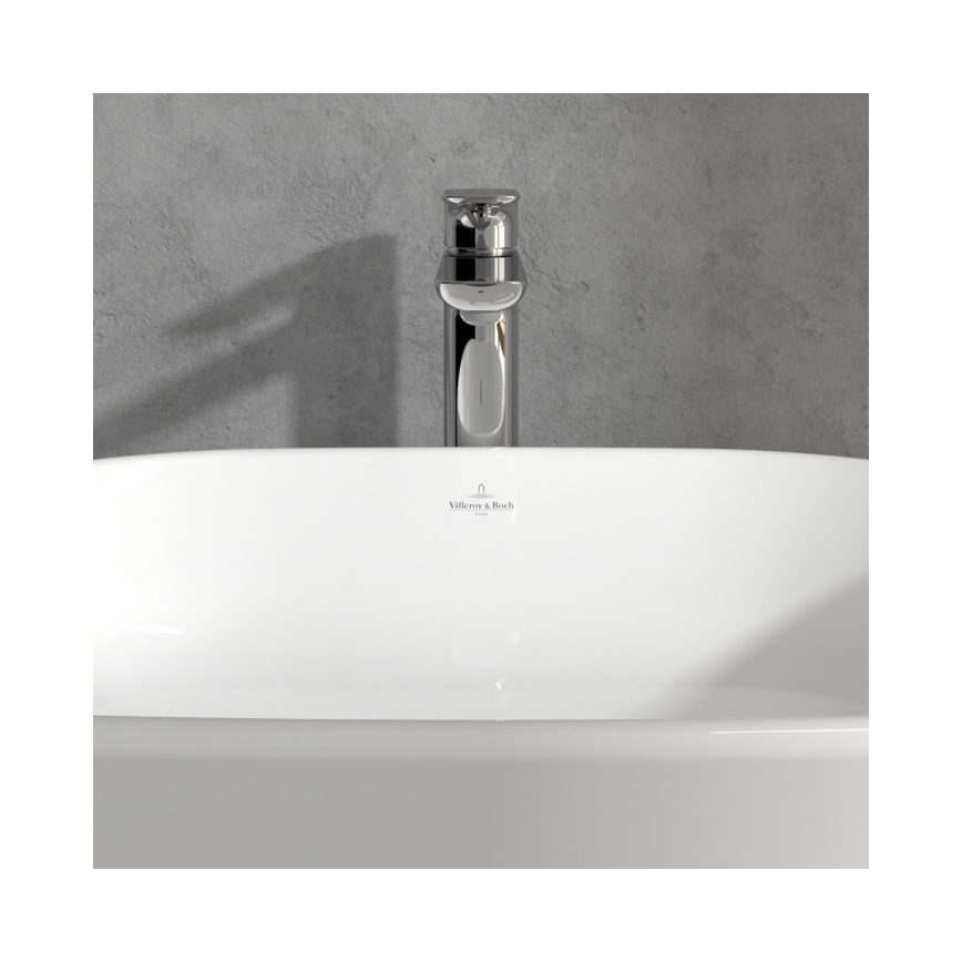 Villeroy & Boch TVW10410511061 - Washbasin mixer + waste O.NOVO 29.5 cm polished chrome