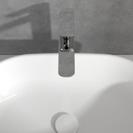 Villeroy & Boch TVW10410511061 - Washbasin mixer + waste O.NOVO 29.5 cm polished chrome