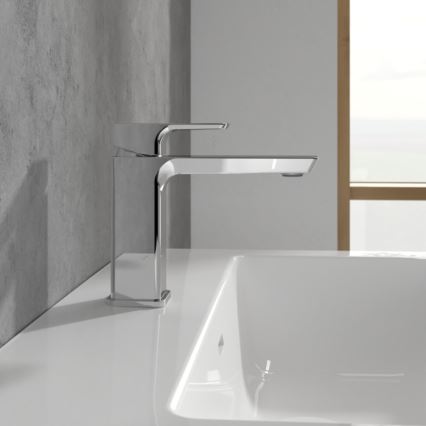 Villeroy & Boch TVW11200300061 - SUBWAY Basin Mixer, 15.5 cm, Polished Chrome