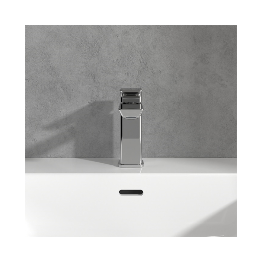 Villeroy & Boch TVW11200300061 - SUBWAY Basin Mixer, 15.5 cm, Polished Chrome