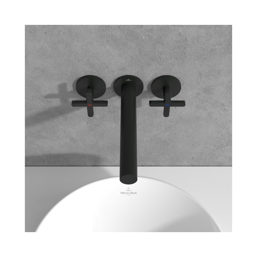 Villeroy & Boch TVZ106012000K5 - LOOP&FRIENDS matte black basin mixer tap